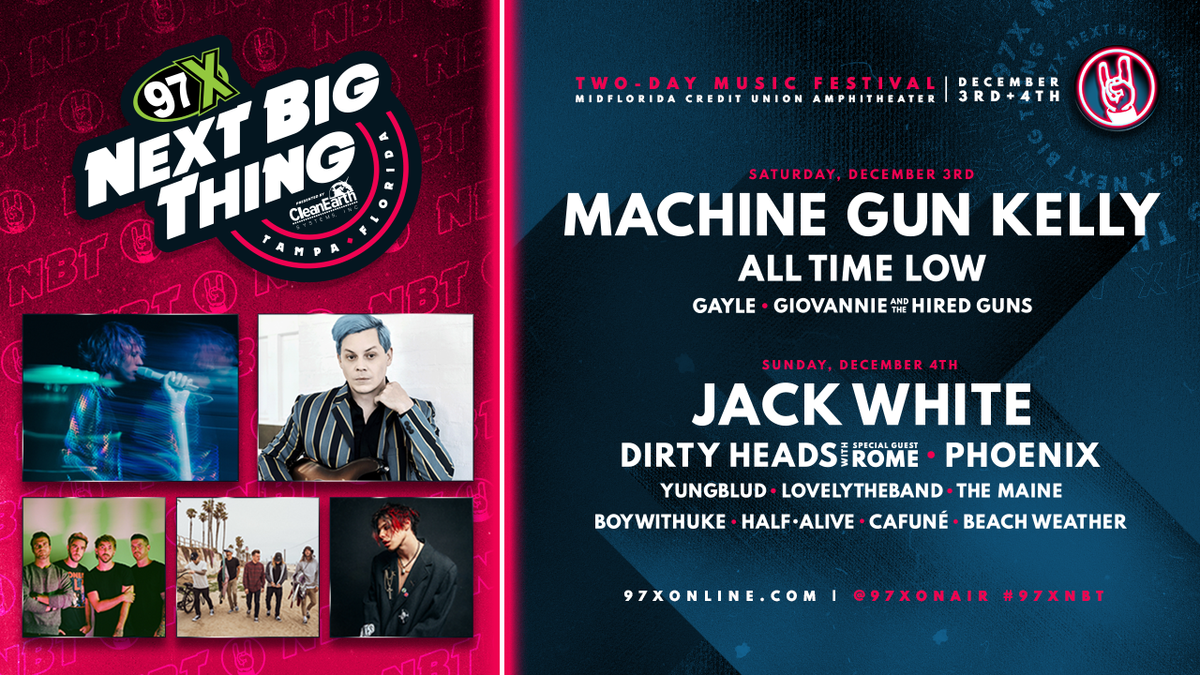 97X Next Big Thing at The BayCare Sound - Coachman Park, 17 September | Event in Clearwater | AllEvents