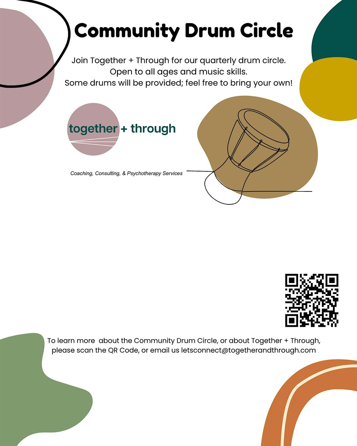 Together + Through's Quarterly Community Drum Circle | Event in Evanston | AllEvents