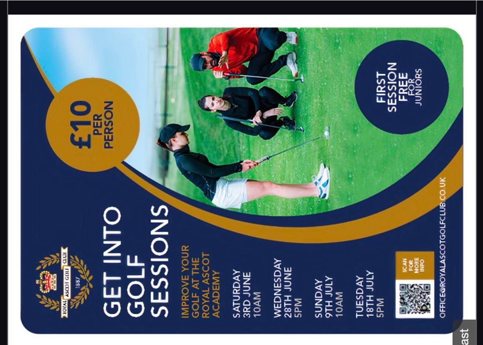 Get into golf session , Royal Ascot Golf Club, June 28 2023 AllEvents.in