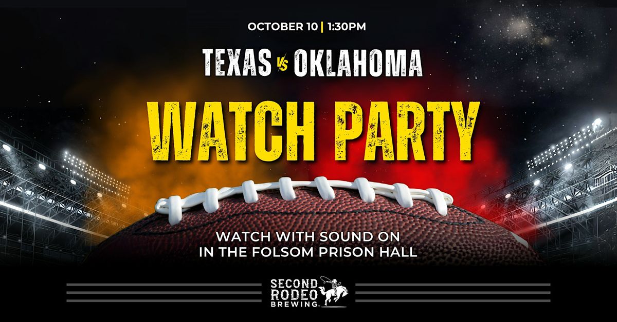 Texas vs Oklahoma Watch Party @ Second Rodeo Brewing, Second Rodeo ...