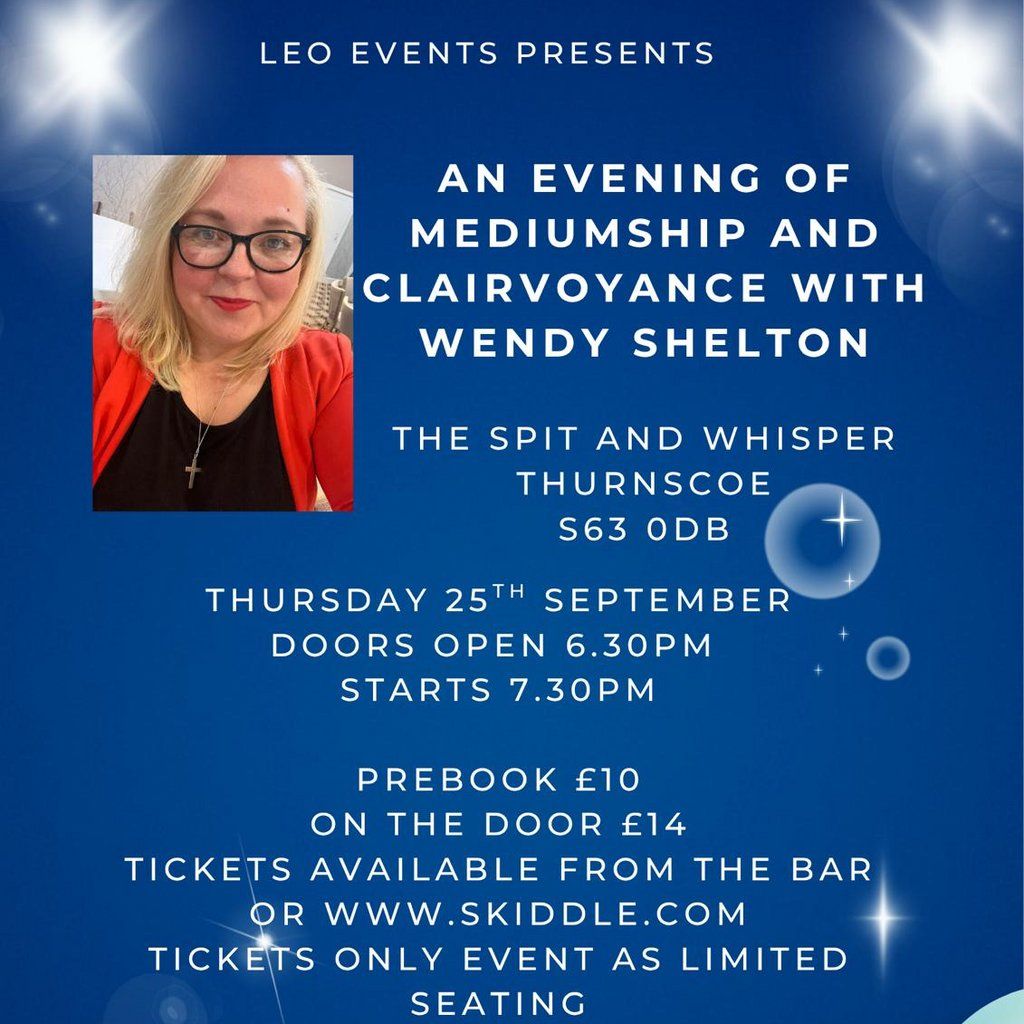 Evening of mediumship, 25 September | Event in Doncaster | AllEvents