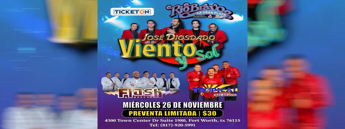 JOSE DIOSDADO VIENTO Y SOL & MAS  | Event in Fort Worth | AllEvents