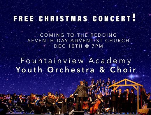 Free Christmas Concert At 2828 Eureka Way Redding Ca 96001 0221