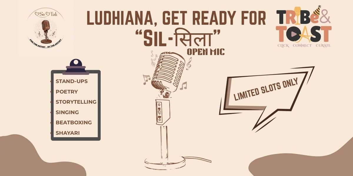 Silsila open mic 1.0, 17 August | Event in Ludhiana | AllEvents