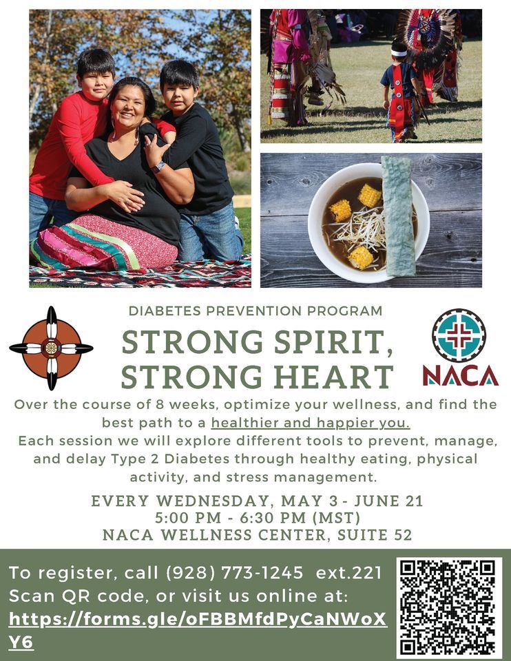 Strong Spirit, Strong Heart, NACA Wellness Center, Flagstaff, May 3