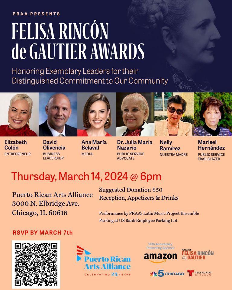 2024 Felisa Rincón de Gautier Awards, Puerto Rican Arts Alliance ...