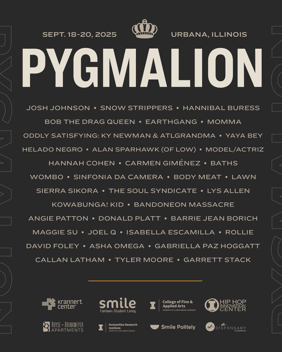 Pygmalion Fest: Josh Johnson, 18 September | Event in Urbana | AllEvents