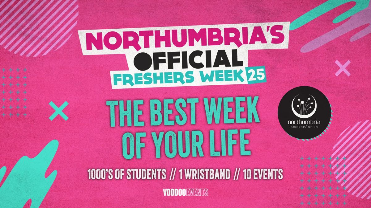THE OFFICIAL NORTHUMBRIA UNIVERSITY FRESHERS WRISTBAND, 14 September | Event in Newcastle Upon Tyne | AllEvents