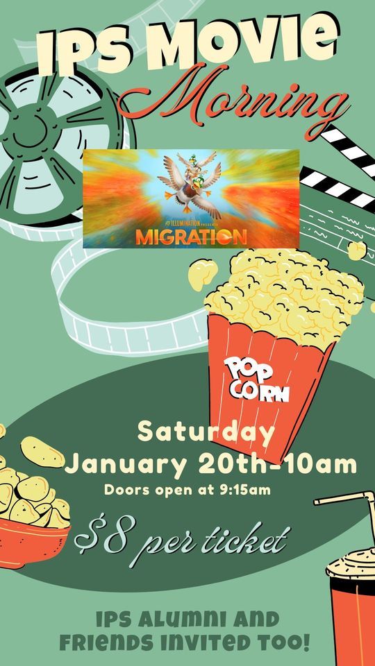 IPS Movie Morning, Fridley Theaters, Indianola, January 20 2024