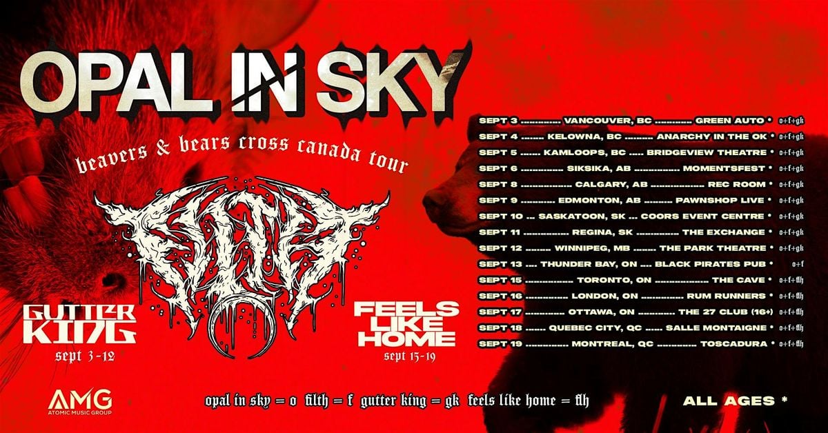 Opal In Sky w/ Filth, Gutter King // Kamloops, BC