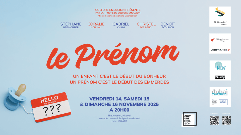 Le Prenom at The Junction in Dubai, 15 November | Event in Dubai | AllEvents