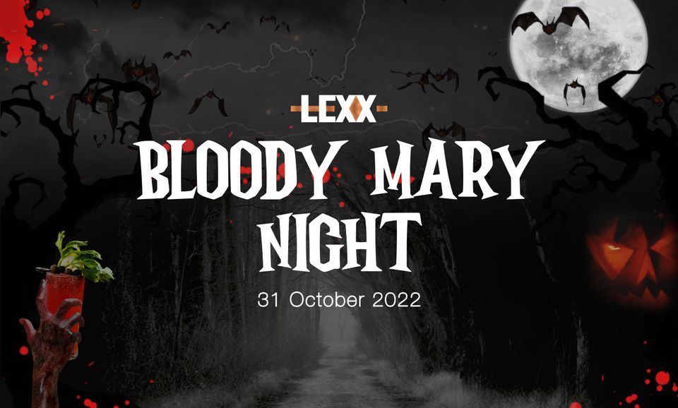 Bloody Mary Night, Lexx Abu Dhabi, October 31 to November 1 AllEvents.in
