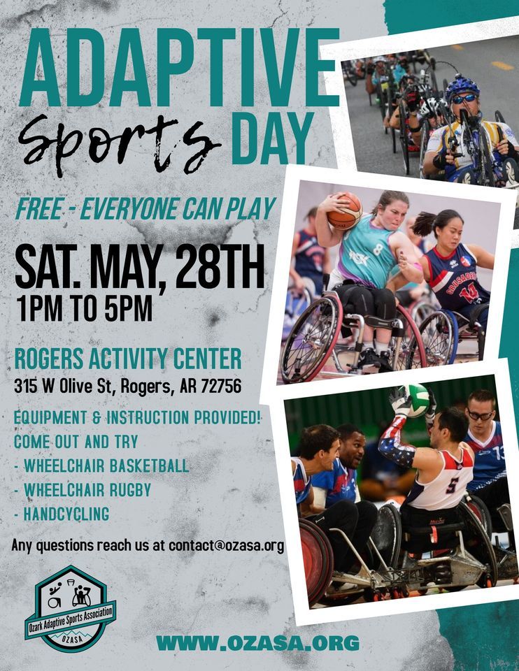 OZASA Adaptive Sports Day!, Rogers Activity Center, May 28 2022