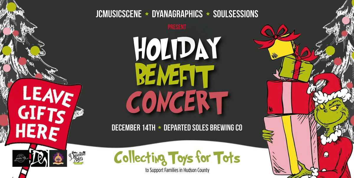 Holiday Benefit Concert, Toy-Drive & Pop-up at Departed Soles, 14 December | Event in Jersey City | AllEvents