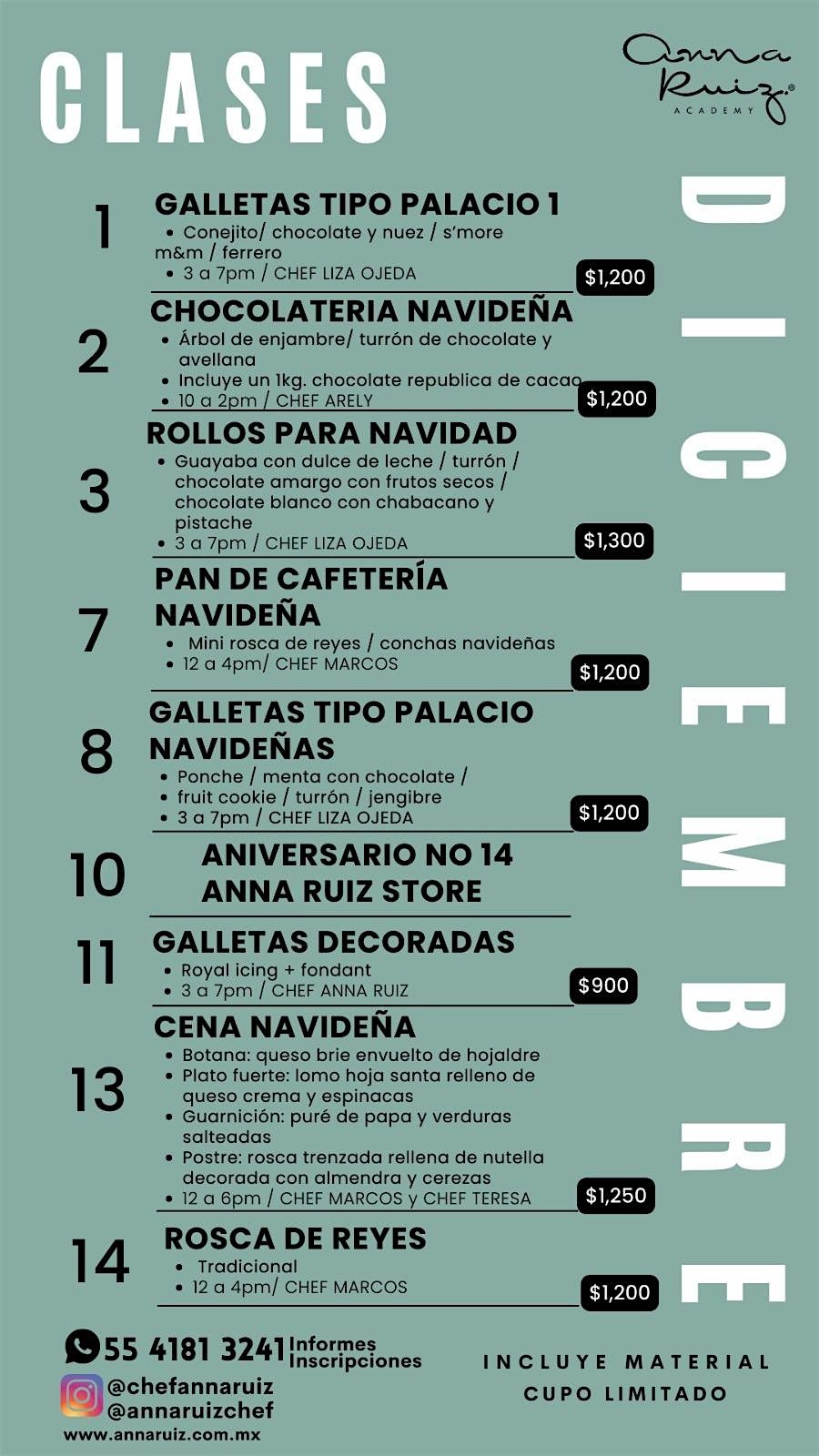 GALLETAS DECORADAS con Anna Ruiz en Anna Ruíz Store, 11 December | Event in México | AllEvents