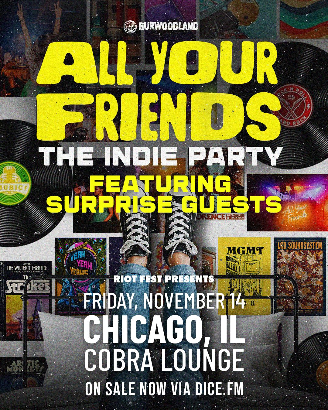 All Your Friends: The Indie Party, 15 January | Event in Houston | AllEvents