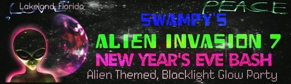 Cruise seafair pressure gatsby nye poolparties clubzone vipnightlife SWAMPYS ALIEN INVASION 7, NEW YEARS EVE 2020 at Lakeland, Florida, Lakeland