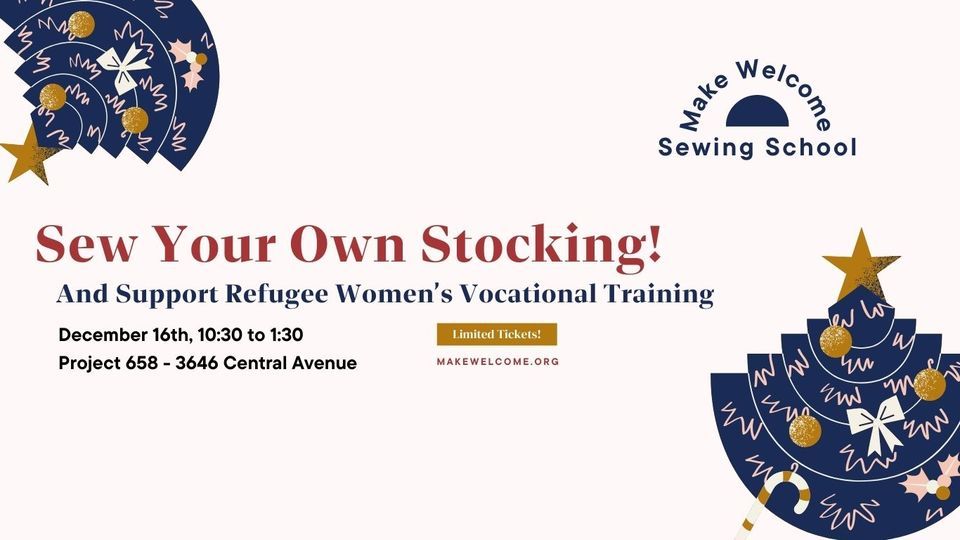Sew Your Own Stocking, Project 658, Harrisburg, December 16 2023