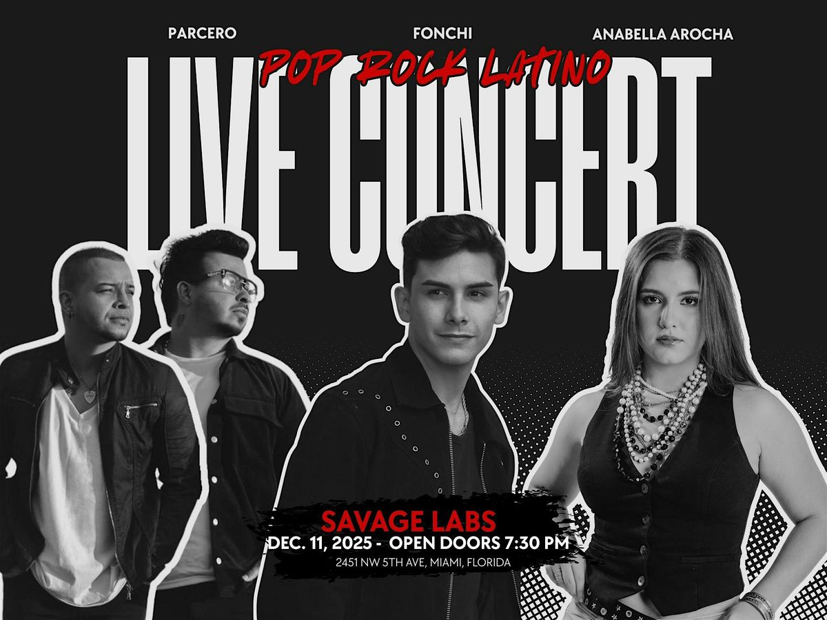 LATIN NIGHT POP ROCK, 11 December | Event in Miami | AllEvents