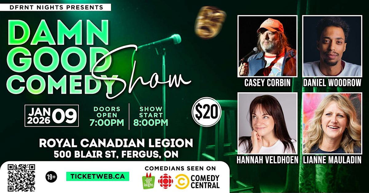 Damn Good Comedy Show, 9 January | Event in Fergus | AllEvents