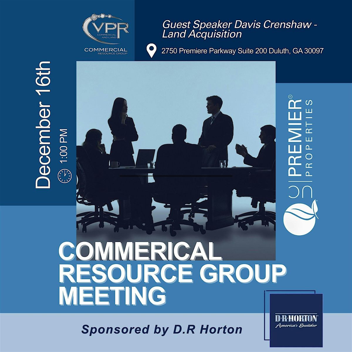 Commercial Resource Group Meeting, 16 December | Event in Duluth | AllEvents