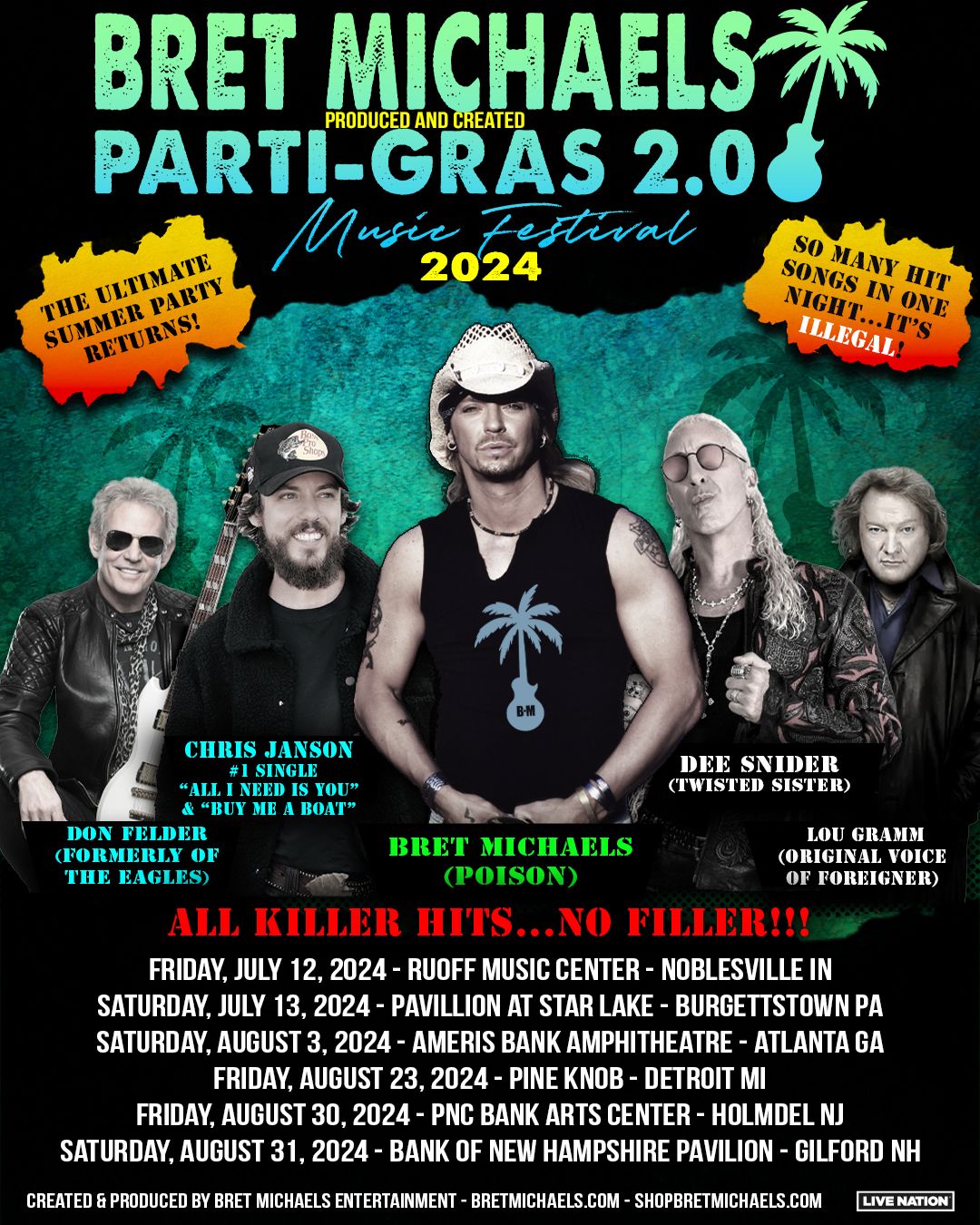 Bret Michaels at Essentia Health Plaza at The Lights, 12 September | Event in West Fargo | AllEvents