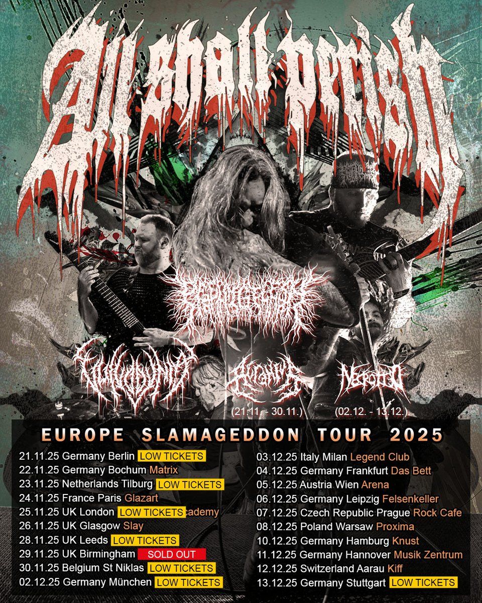 All Shall Perish Hannover Tickets, 11 December | Event in Hannover | AllEvents