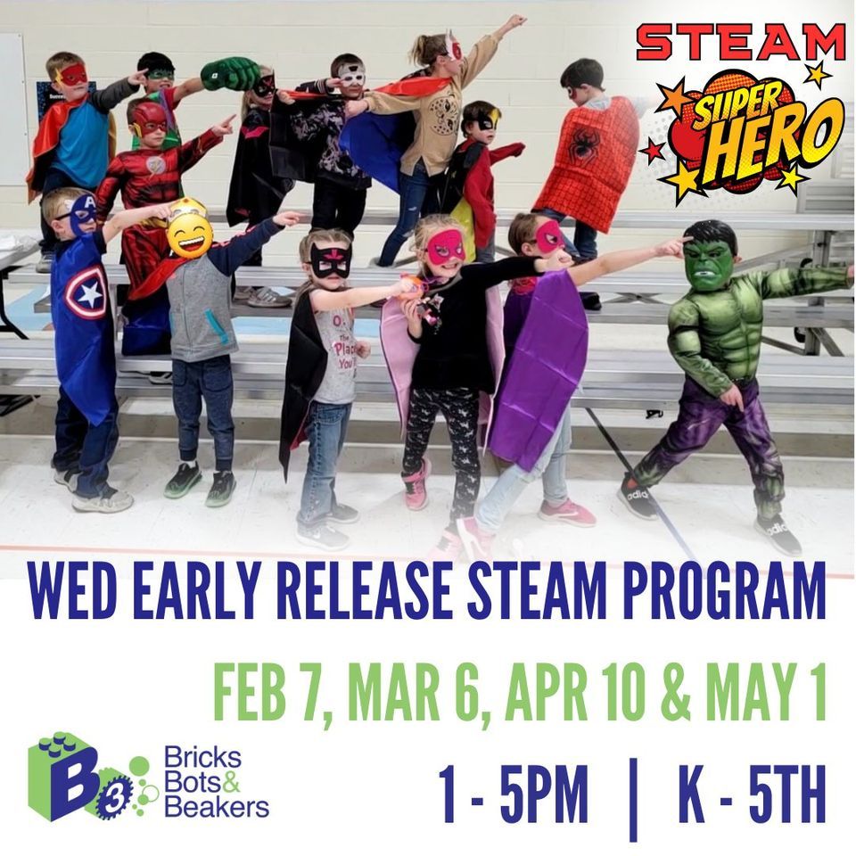 STEAM Super Hero Early Release Program Spearfish K5th, Black Hills
