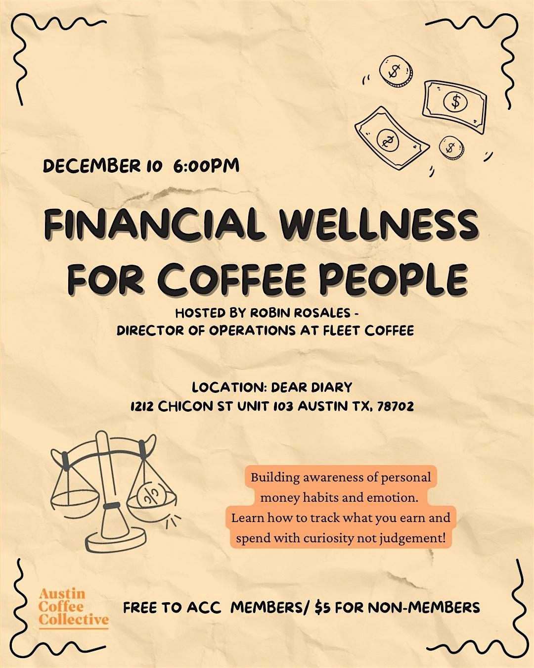 Financial Wellness for Coffee People | Event in Austin | AllEvents