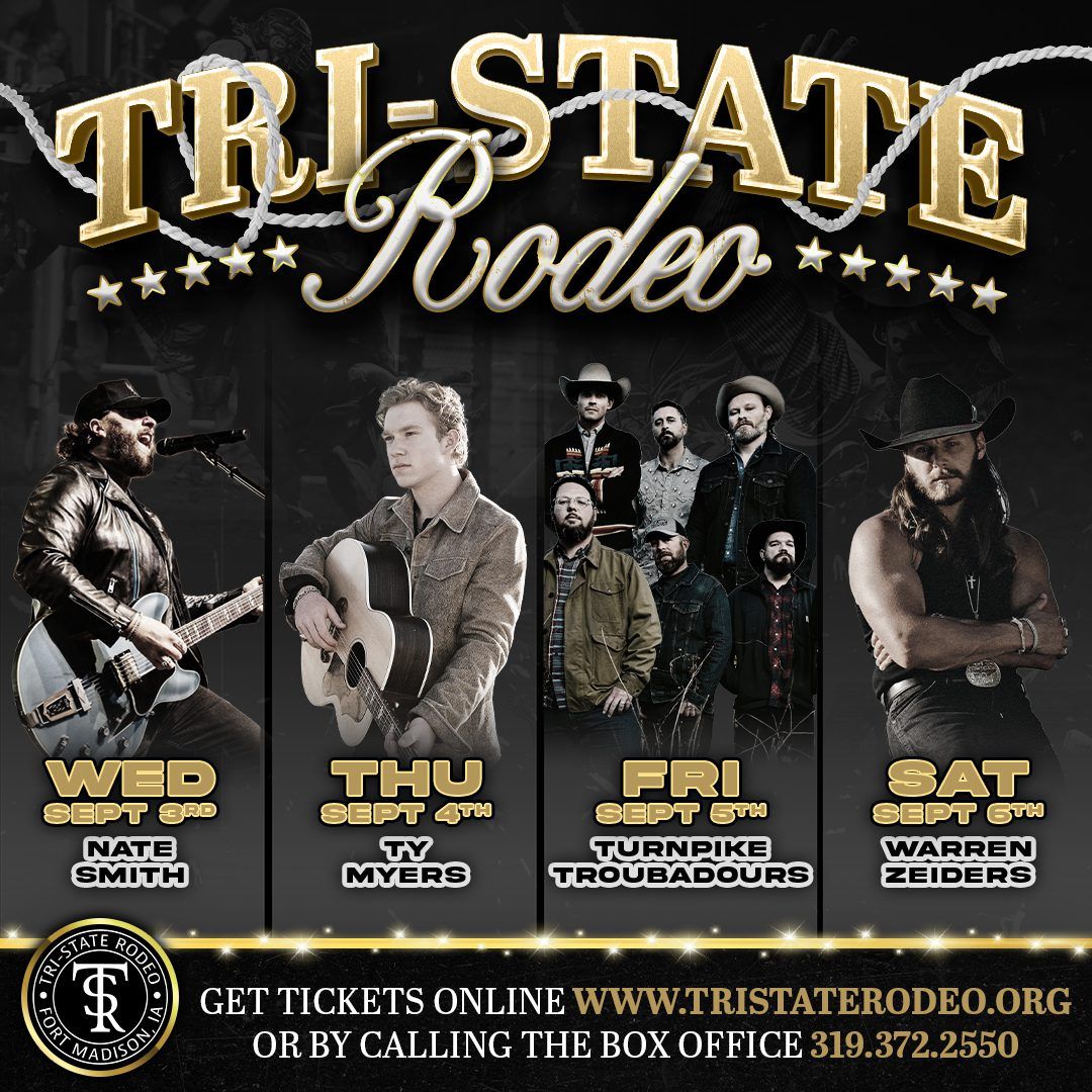 Tri State Rodeo - Turnpike Troubadours at Tri State Rodeo Arena, 5 September | Event in Fort Madison | AllEvents