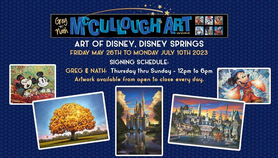 Art of Disney, Disney Springs Signing, Disney Springs, Intercession