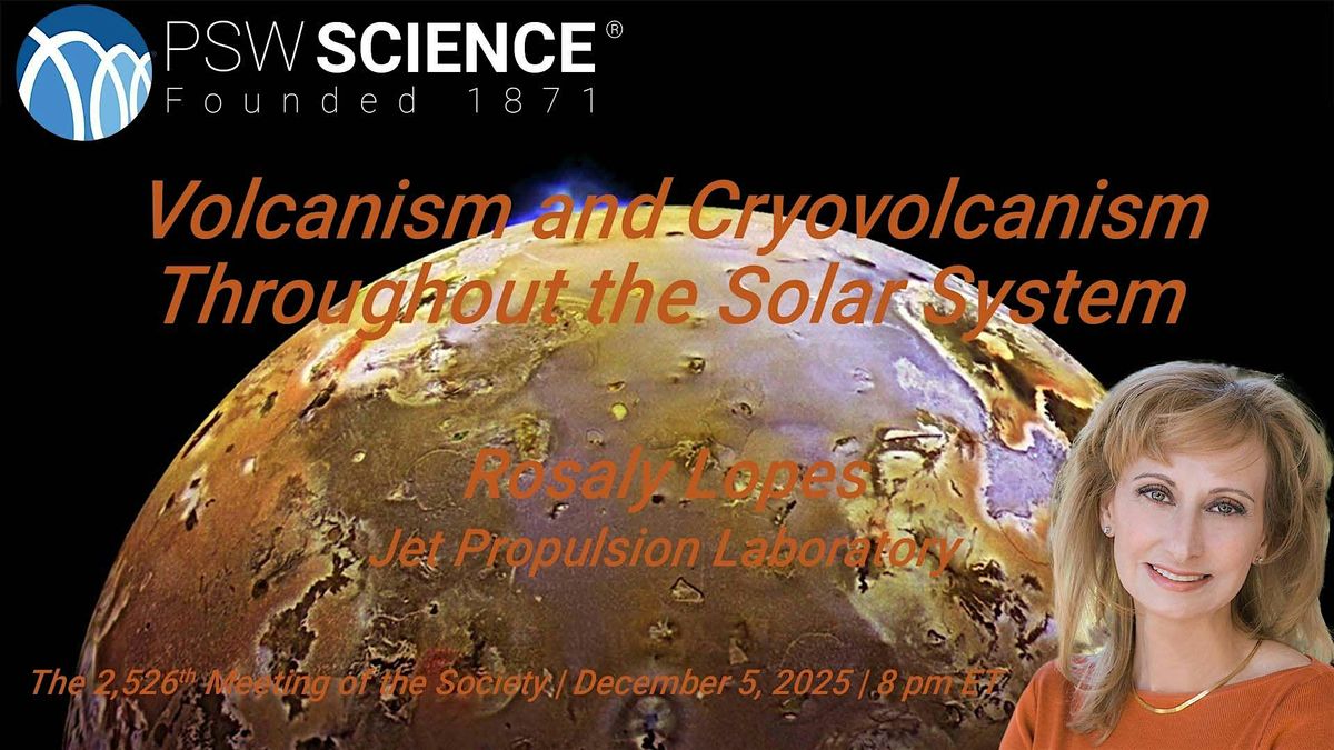 Volcanism and Cryovolcanism Throughout the Solar System, 5 December | Event in Washington | AllEvents