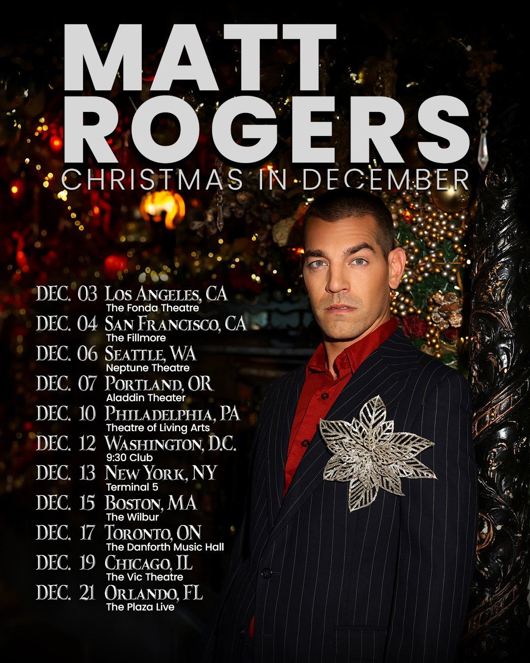 Matt Rogers at The Neptune Theatre, 6 December | Event in Seattle | AllEvents