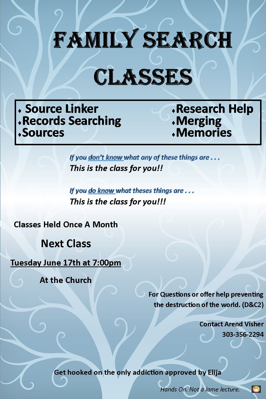 Family Search Class, 21 September | Event in New Oxford | AllEvents
