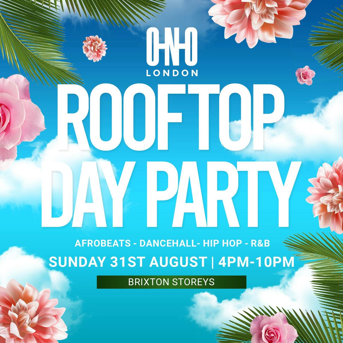 SUMMER ROOFTOP DAY PARTY (AUGUST EDITION) , 31 August | Event in London | AllEvents