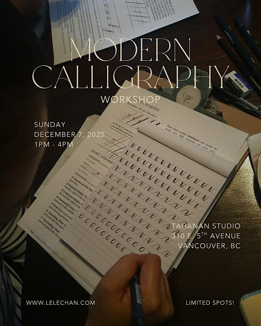 Modern Calligraphy Workshop, 7 December | Event in Vancouver | AllEvents
