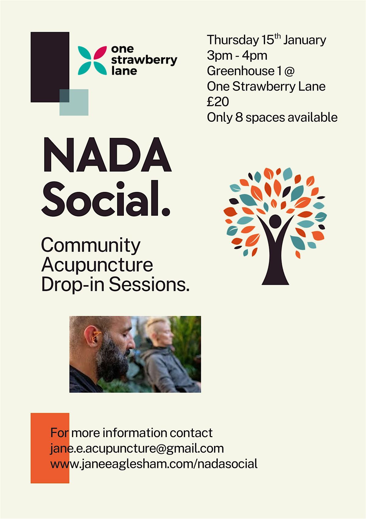 NADA Social - Community Acupuncture Drop-In, 15 January | Event in Newcastle upon Tyne | AllEvents