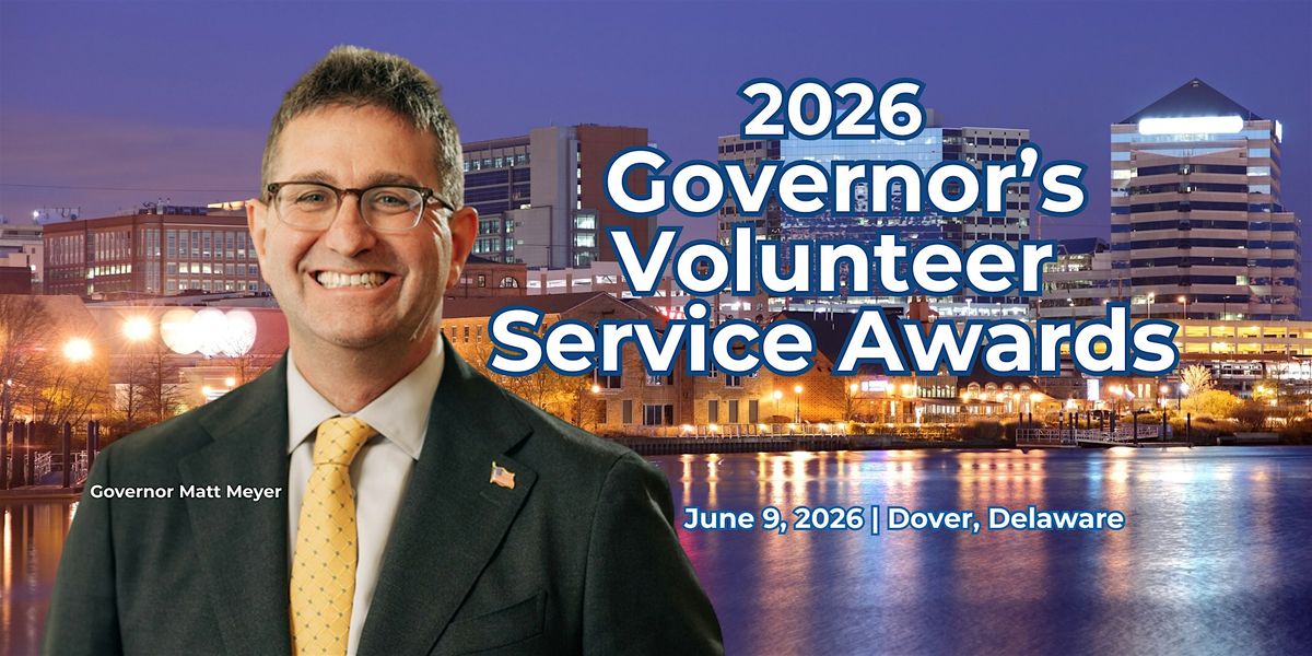 2026 Governors Volunteer Service Awards, Modern Maturity Center, Dover ...