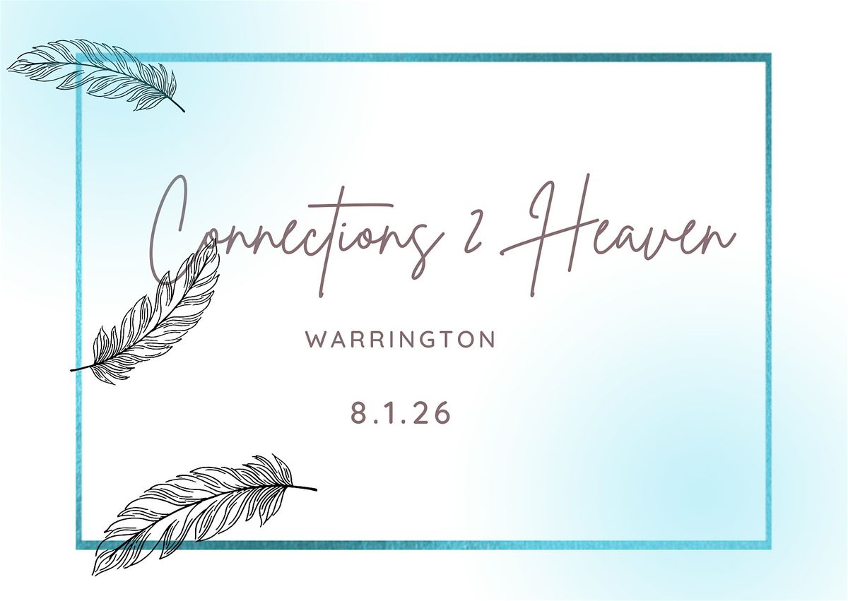 Connections 2 Heaven with Mike Hough - Warrington, 8 January | Event in Warrington | AllEvents
