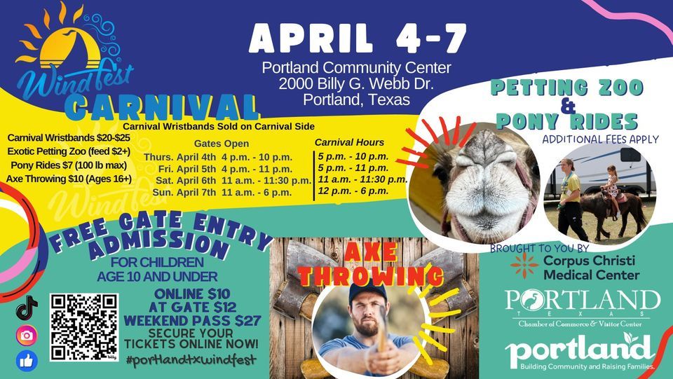 Windfest Carnival, Portland Community Center, April 4 to April 7 AllEvents.in