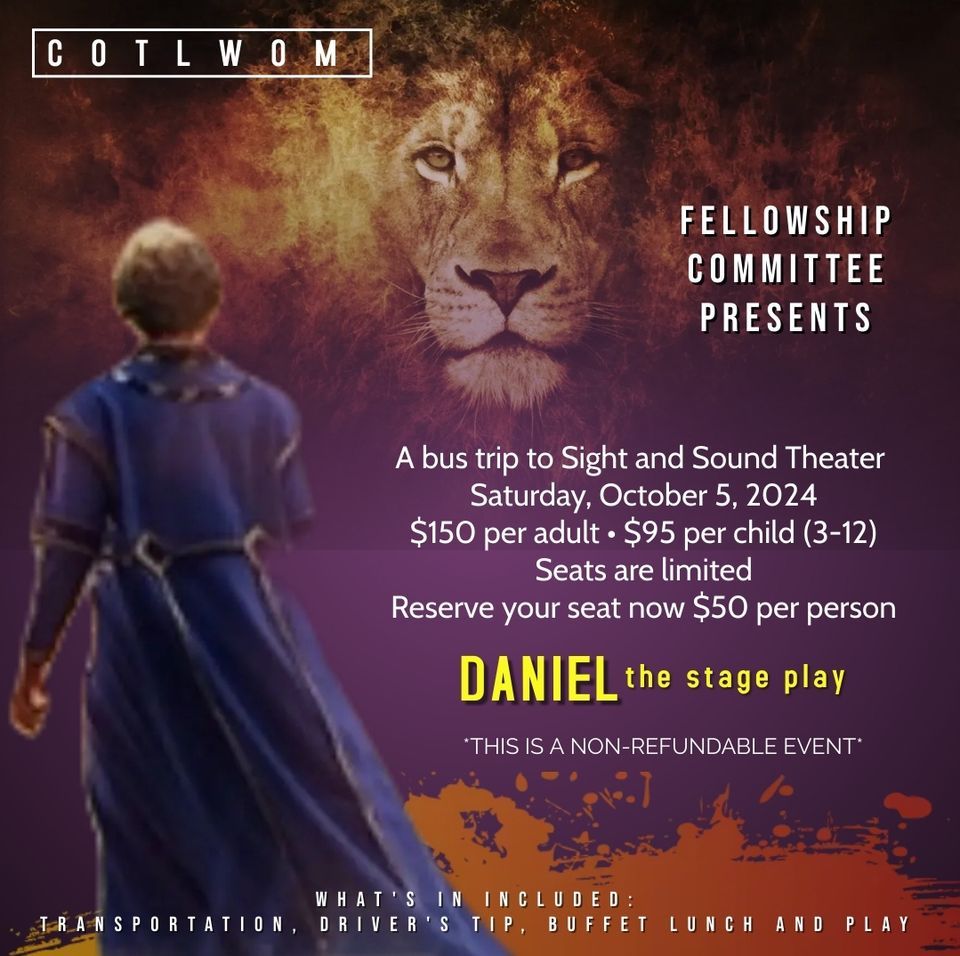 Daniel the Stage Play 2024, Sight and Sound Theatre, Smoketown