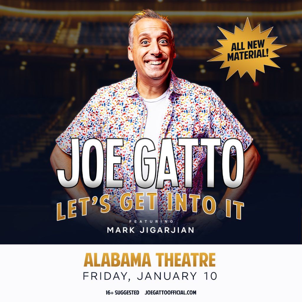 Joe Gatto at Alabama Theatre Birmingham, 13 November | Event in Birmingham | AllEvents