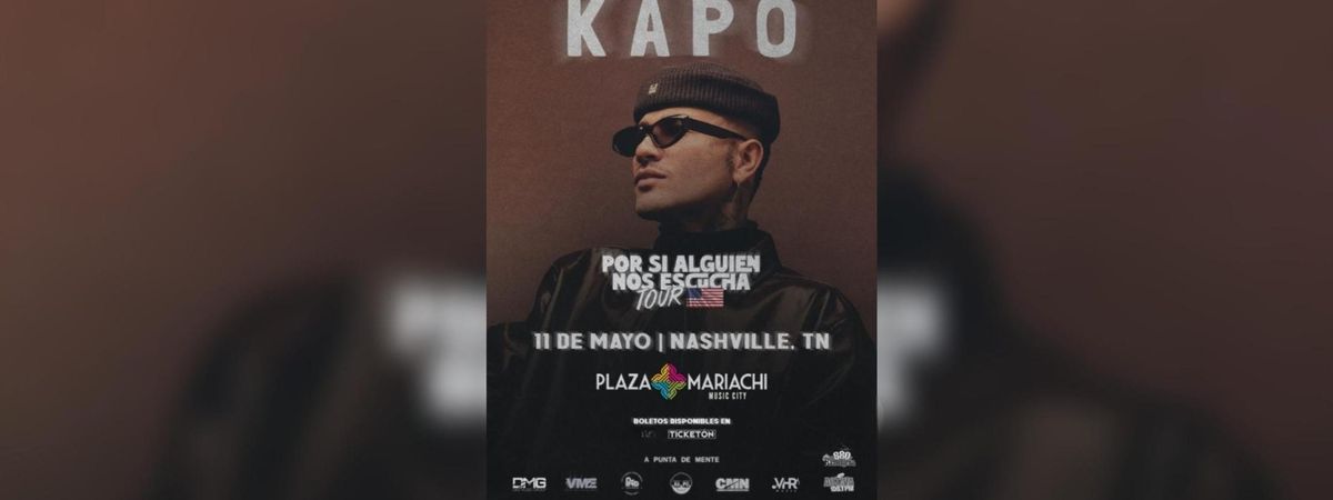 KAPO EN NASHVILLE, 11 May | Event in Nashville | AllEvents