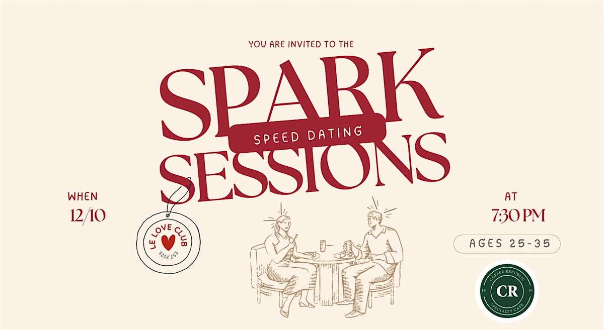 Spark Sessions: Modern Speed Dating Event (Ages 25-35), 10 December | Event in Folsom | AllEvents