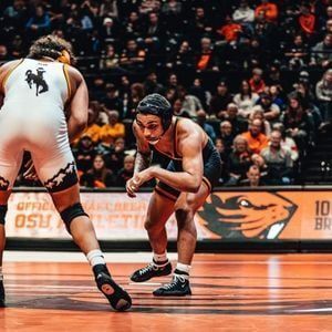 Parking Little Rock Trojans at Oregon State Beavers Wrestling