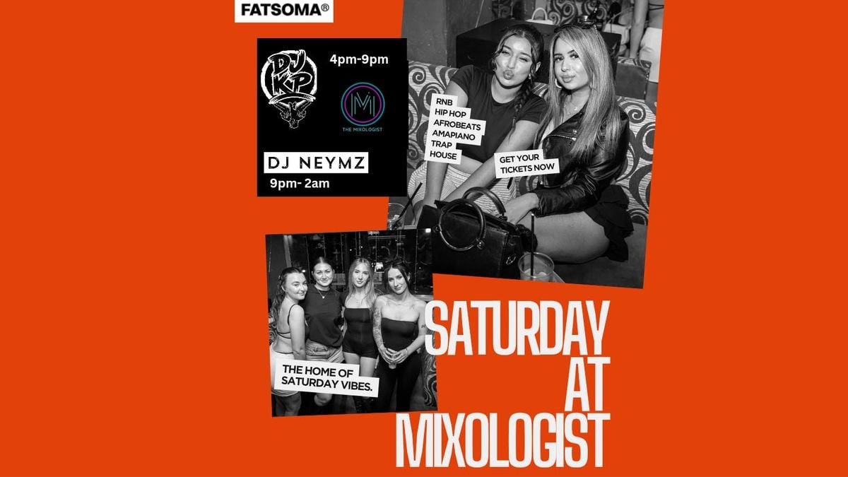Mixologist Saturdays 🎉🍾, 23 August | Event in Nottingham | AllEvents