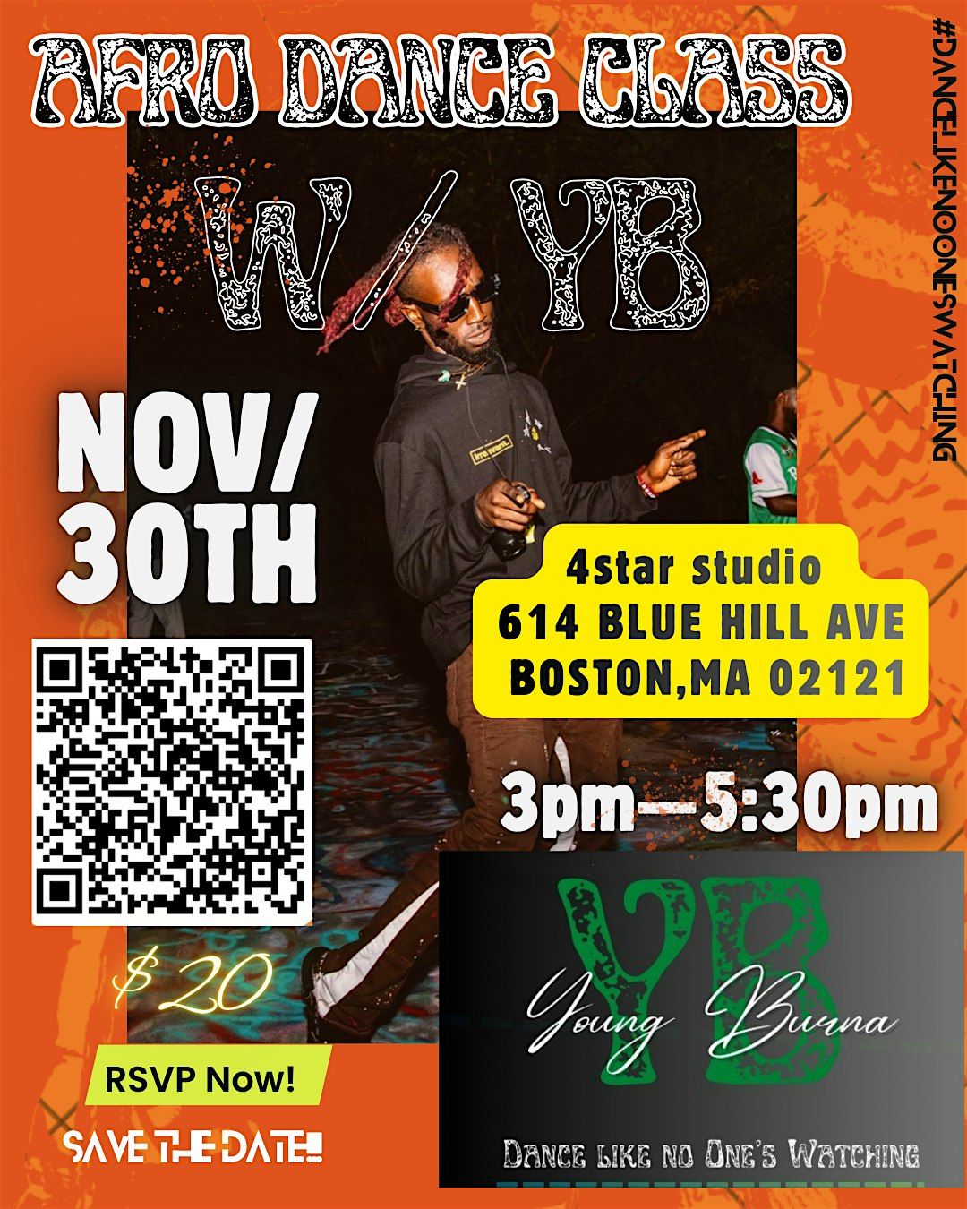 AFRO DANCE W/ YOUNG BURNA | Event in Boston | AllEvents