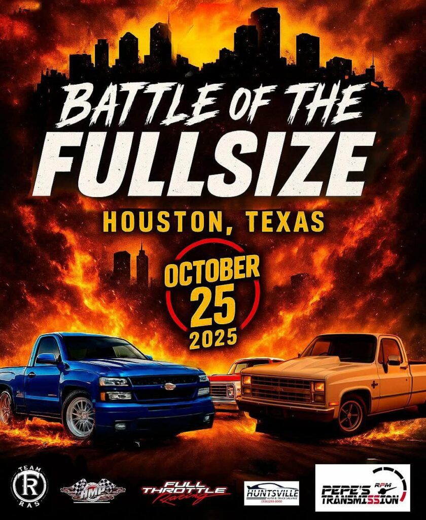 Battle of the Fullsize, 24 October | Event in Houston | AllEvents