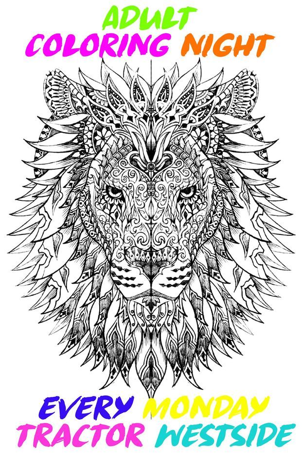 Adult Coloring Night, Tractor Brewing Company - Westside, Albuquerque ...