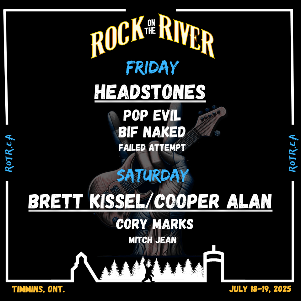 Rock on the River - Friday at Hollinger Park, 18 July | Event in Timmins | AllEvents